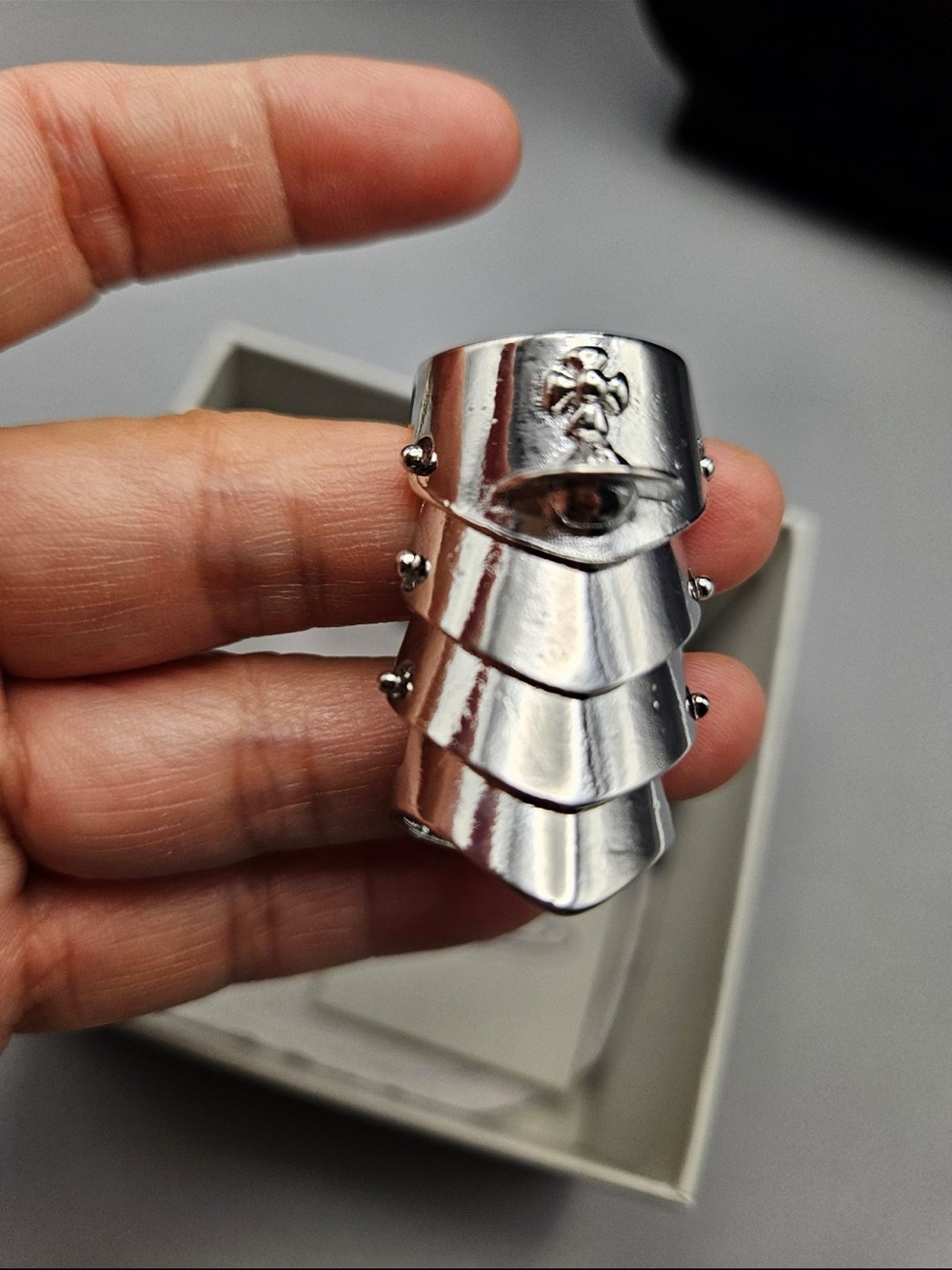Vivienne Westwood Silver Armor Ring